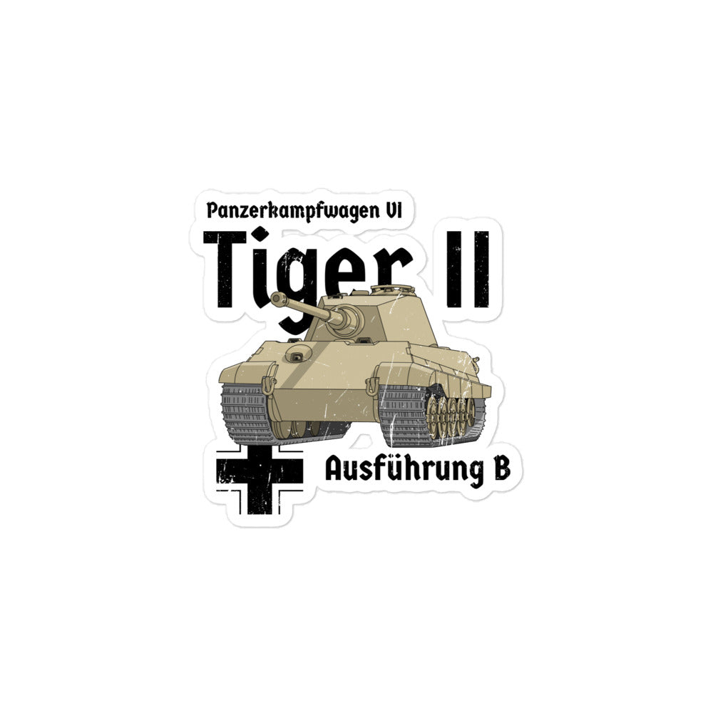 Tiger Tank II Bubble-free stickers