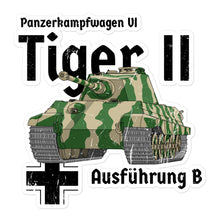 Load image into Gallery viewer, Tiger II Tank Bubble-free stickers