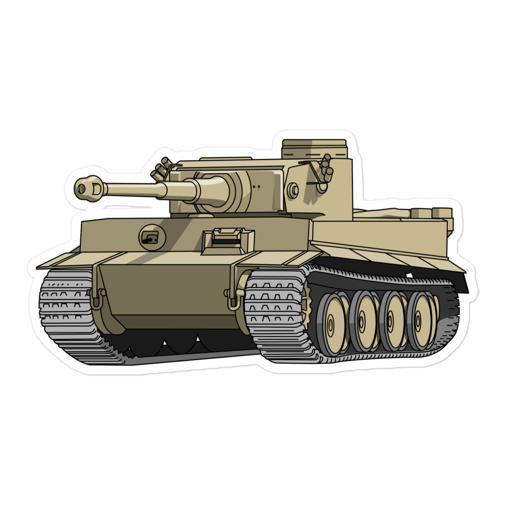 Tiger Tank Bubble-free stickers