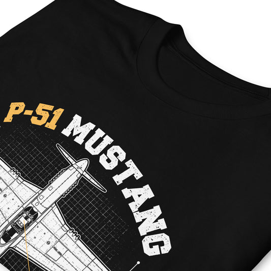 P-51 Mustang Short-Sleeve Unisex T-Shirt