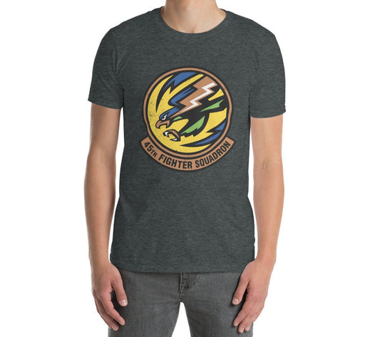 45th Pursuit Squadron Emblem Short-Sleeve Unisex T-Shirt