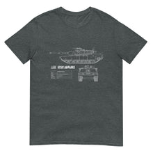 Load image into Gallery viewer, M1A1 Abrams Blueprint Short-Sleeve Unisex T-Shirt