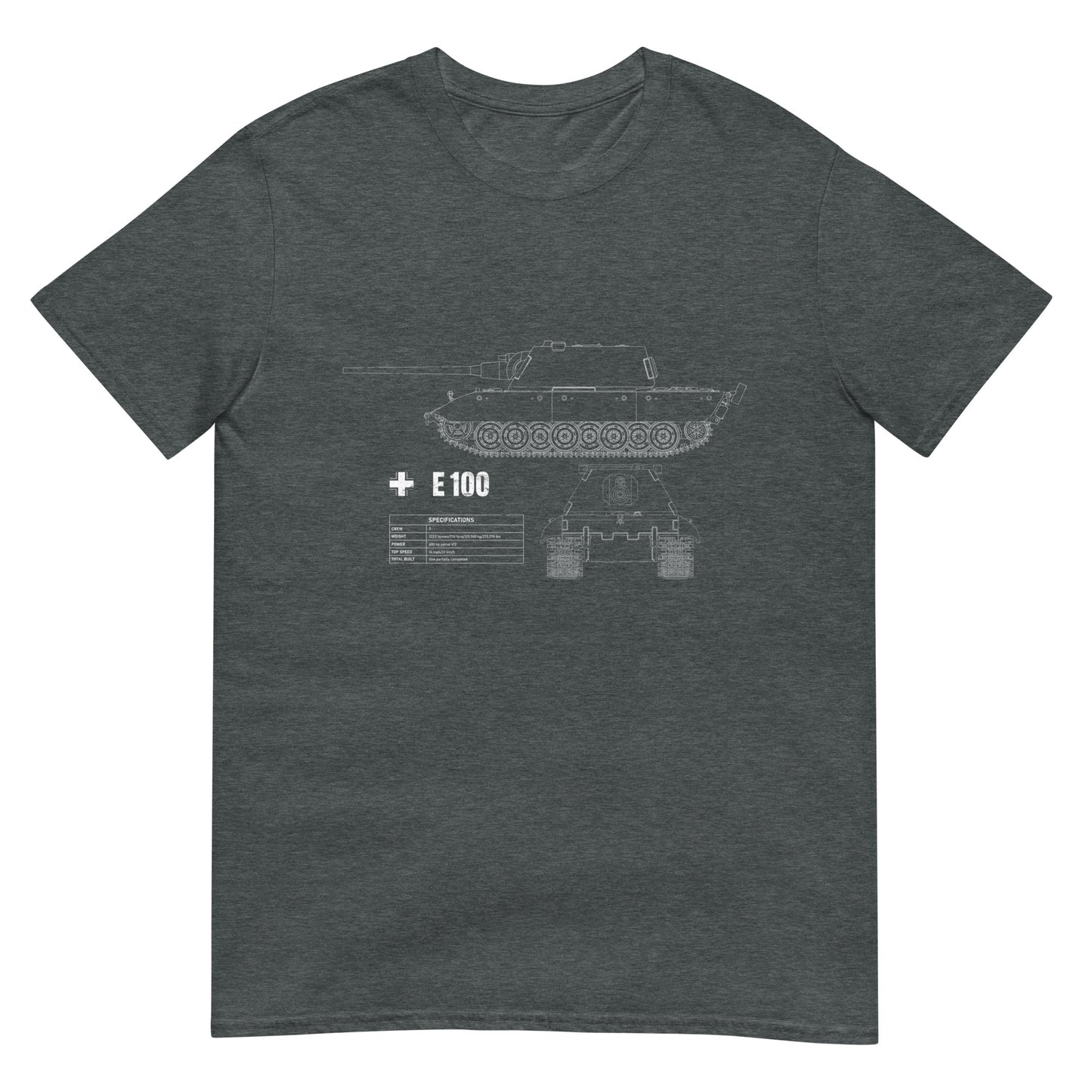 E 100 Tank Blueprint T-Shirt