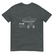 Load image into Gallery viewer, E 50 Tank Blueprint Short-Sleeve Unisex T-Shirt