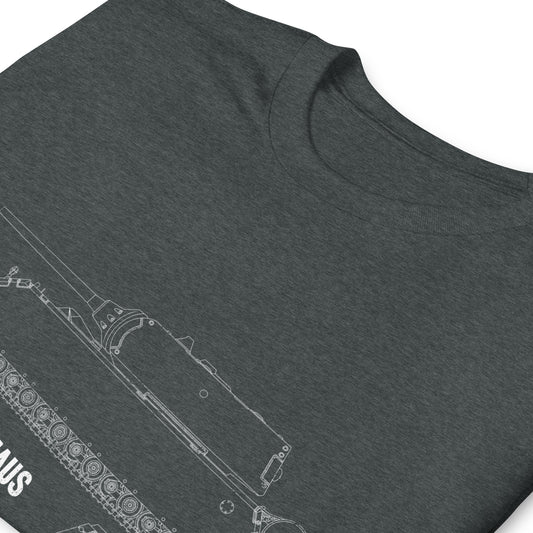 Maus Tank Blueprint Short-Sleeve Unisex T-Shirt