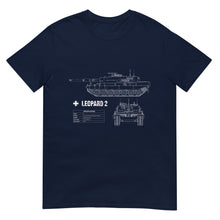Load image into Gallery viewer, Leopard 2 Blueprint Short-Sleeve Unisex T-Shirt