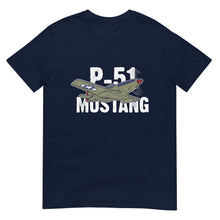 Load image into Gallery viewer, P-51 Mustang Aircraft Short-Sleeve Unisex T-Shirt