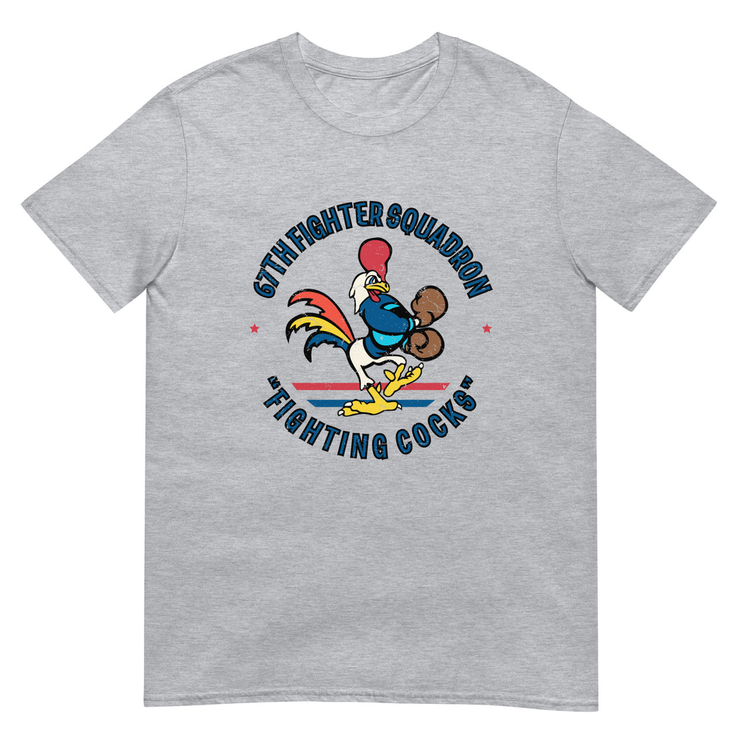 67th Fighter Squadron Emblem Short-Sleeve Unisex T-Shirt