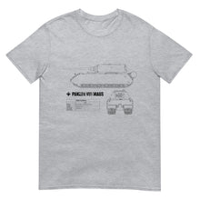 Load image into Gallery viewer, Maus Tank Blueprint Short-Sleeve Unisex T-Shirt