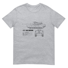 Load image into Gallery viewer, M1A1 Abrams Blueprint Short-Sleeve Unisex T-Shirt
