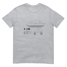 Load image into Gallery viewer, E 100 Tank Blueprint Short-Sleeve Unisex T-Shirt