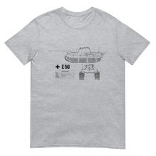 Load image into Gallery viewer, E 50 Tank Blueprint Short-Sleeve Unisex T-Shirt