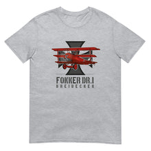 Load image into Gallery viewer, Fokker Dr.I Aircraft Short-Sleeve Unisex T-Shirt
