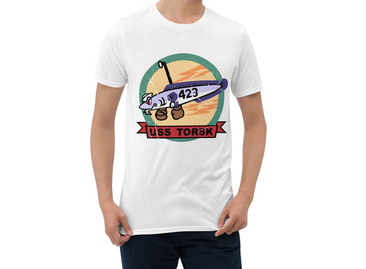 USS Torsk Emblem Short-Sleeve Unisex T-Shirt