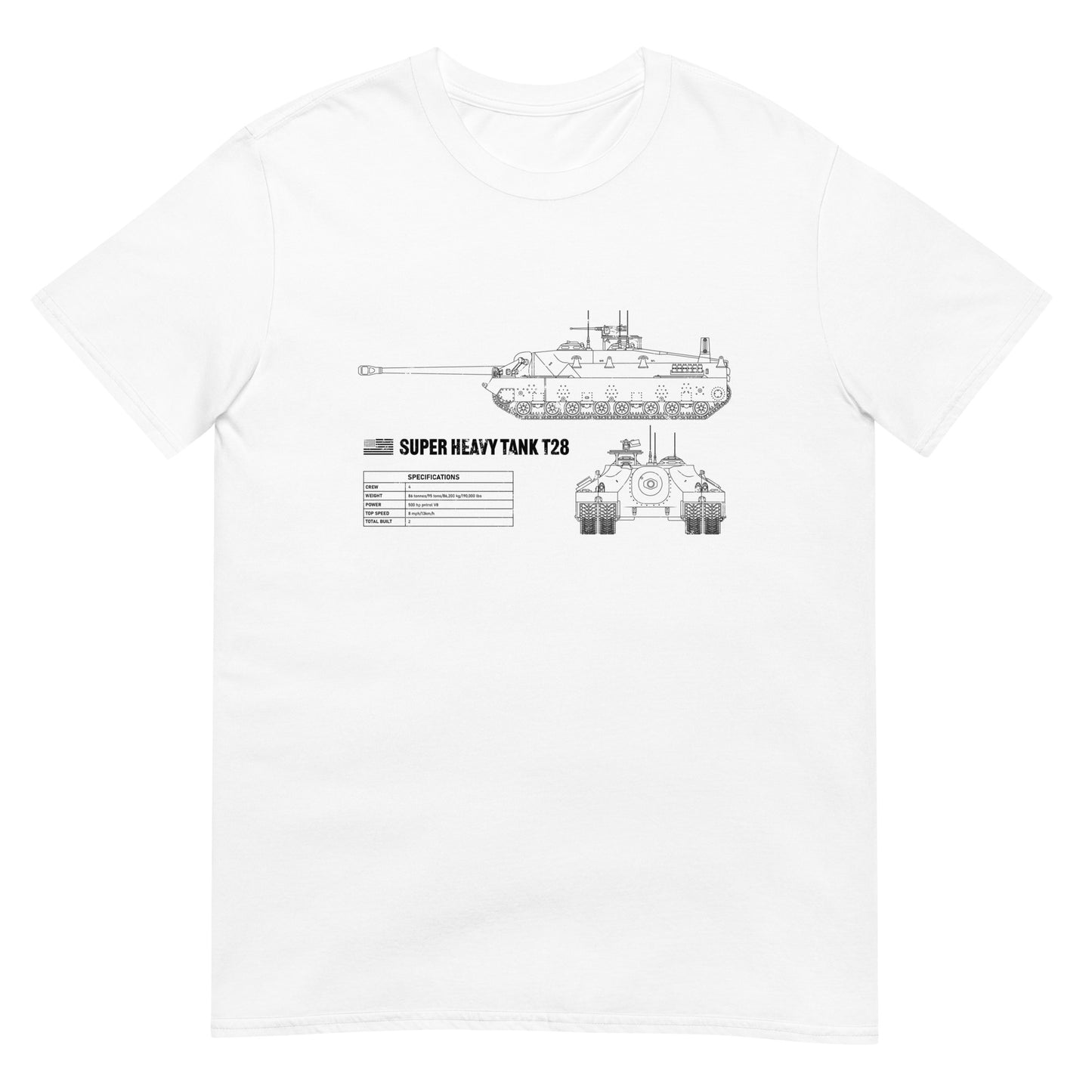 Super Heavy Tank T-28 Short-Sleeve Unisex T-Shirt