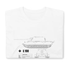 Load image into Gallery viewer, E 100 Tank Blueprint Short-Sleeve Unisex T-Shirt
