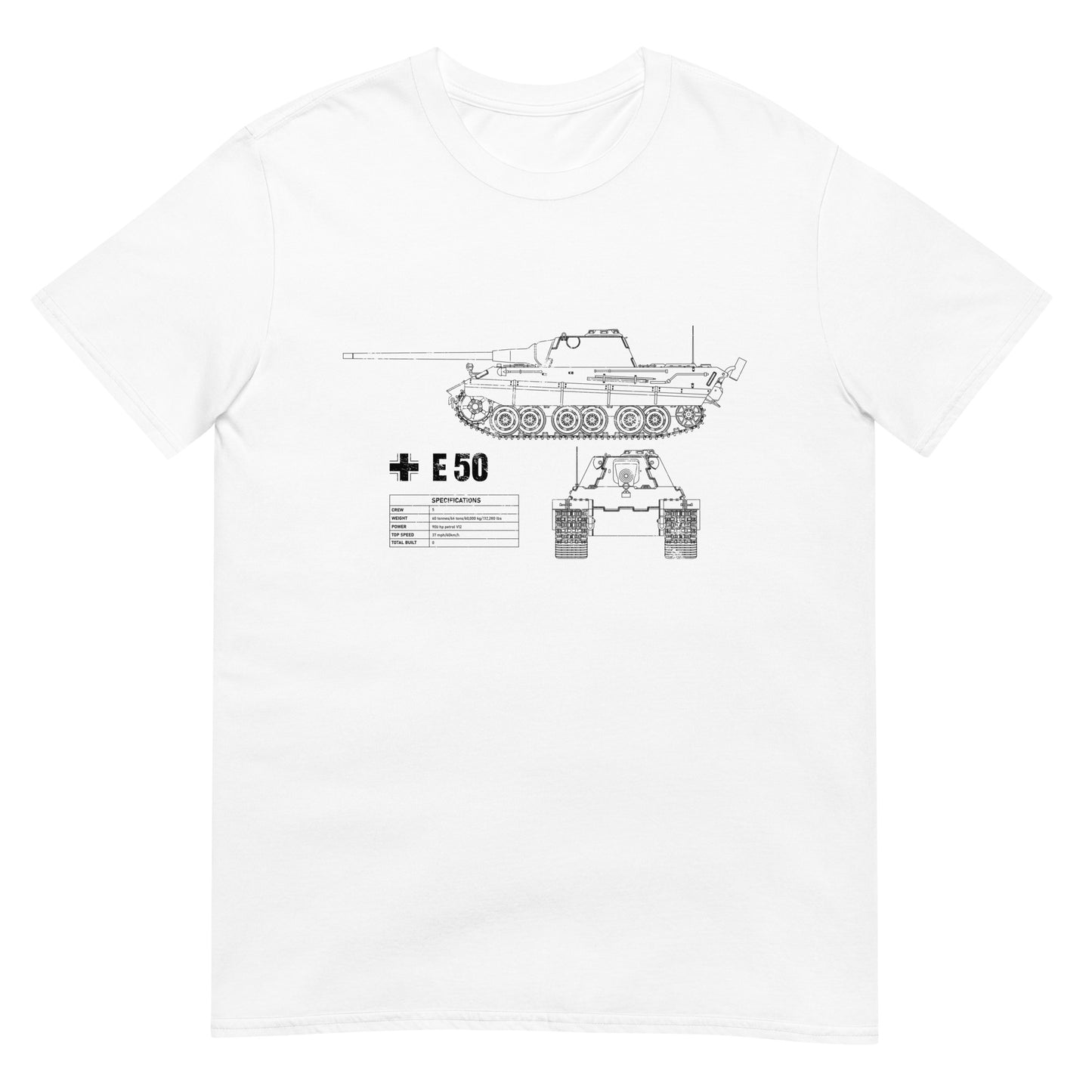 E 50 Tank Blueprint T-Shirt