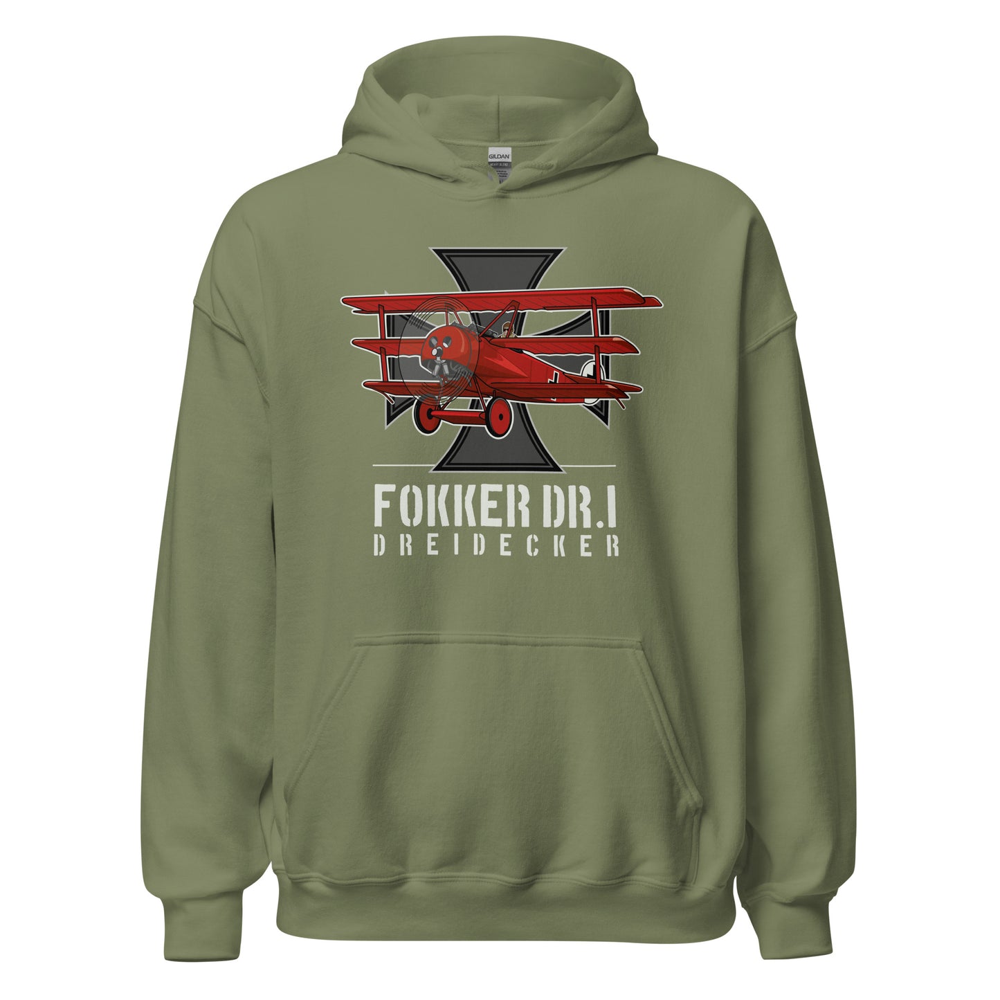 Fokker Dr.I Aircraft Unisex Hoodie
