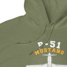 Load image into Gallery viewer, P-51 Mustang Unisex Hoodie