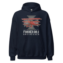 Load image into Gallery viewer, Fokker Dr.I Aircraft Unisex Hoodie
