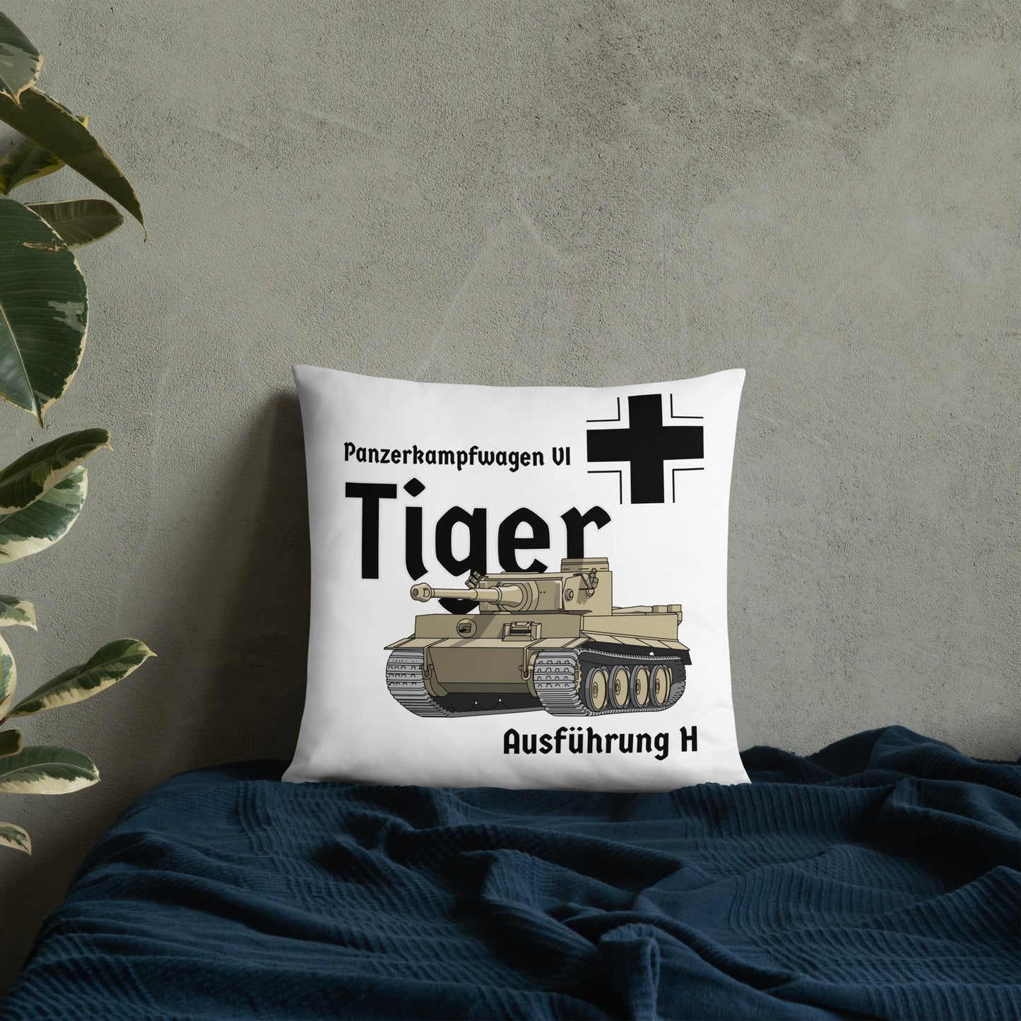 Tiger Tank Pillow