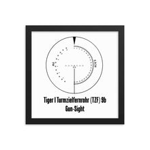 Load image into Gallery viewer, Framed Tiger I Reticle Poster