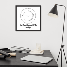 Load image into Gallery viewer, Framed Tiger I Reticle Poster