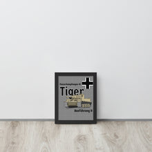 Load image into Gallery viewer, Framed Tiger Tank Poster