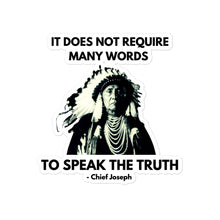 Load image into Gallery viewer, Chief Joseph Bubble-free stickers