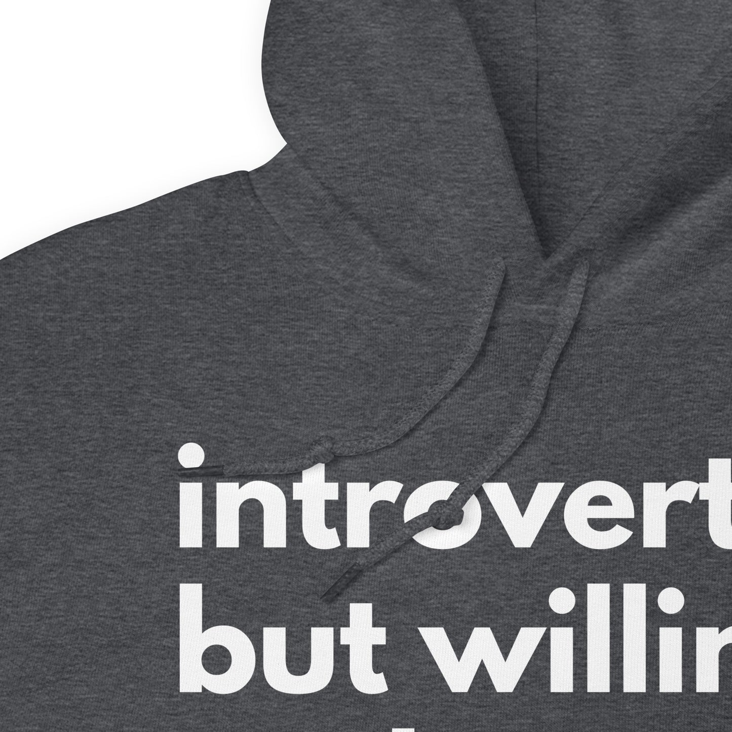 Introverted But Willing To Discuss Tanks Unisex Hoodie