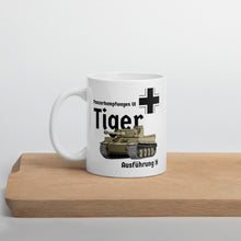 Load image into Gallery viewer, Tiger Tank White Glossy Mug
