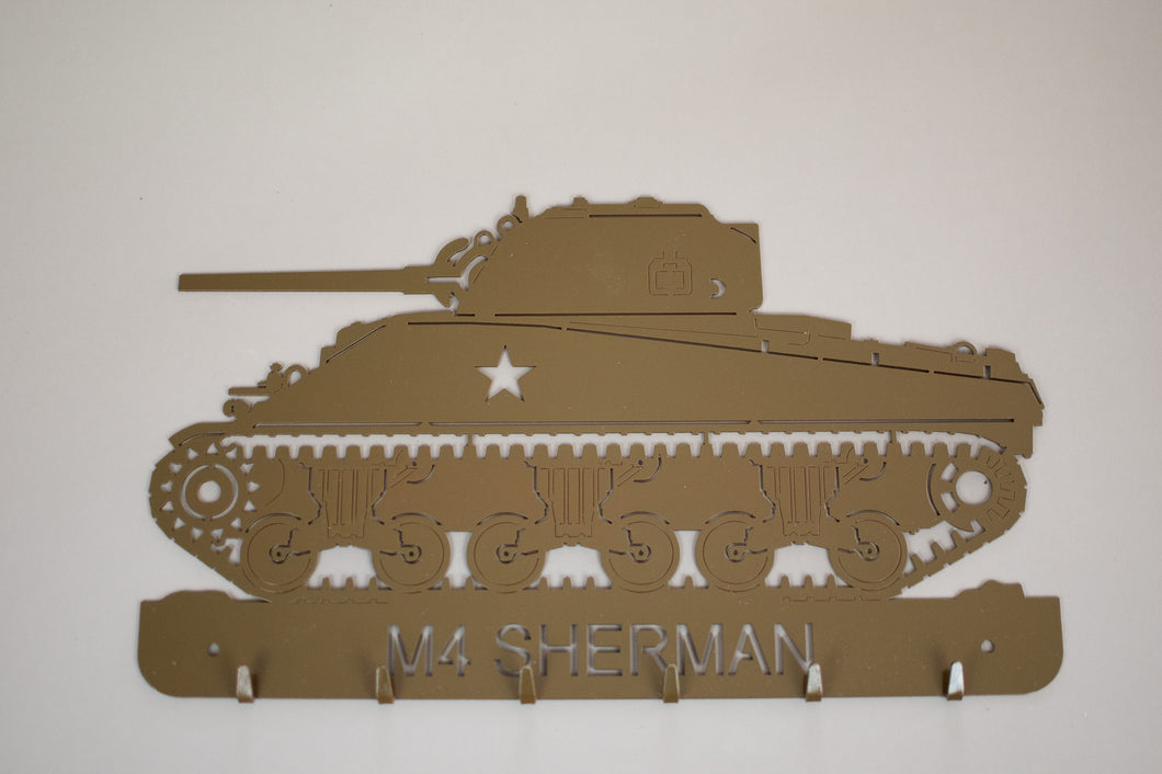 Sherman Tank Keyring Holder