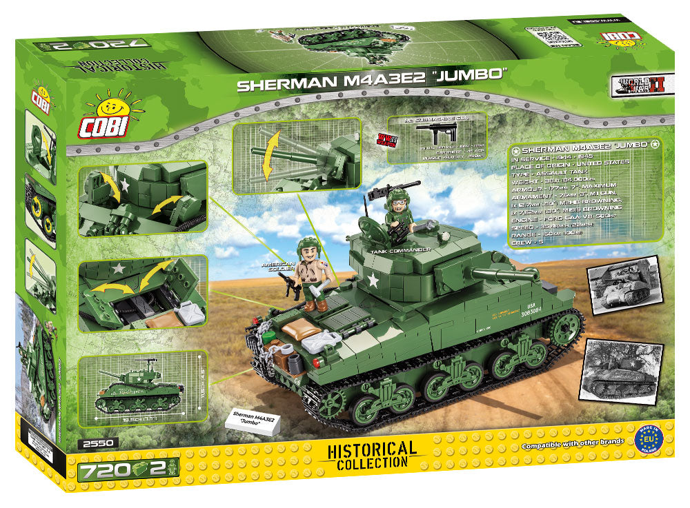 Cobi Sherman M4A3E2 Jumbo Model Kit