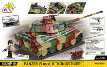 Load image into Gallery viewer, Cobi Tiger II Königstiger Tank Model Kit
