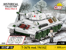 Load image into Gallery viewer, Cobi T-34/76 Tank Model Kit
