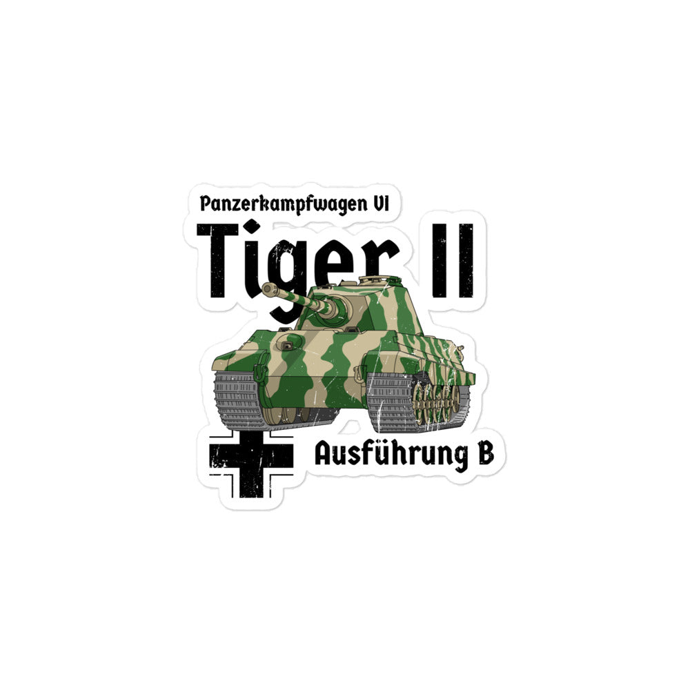 Tiger II Tank Bubble-free stickers