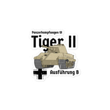 Load image into Gallery viewer, Tiger Tank II Bubble-free stickers
