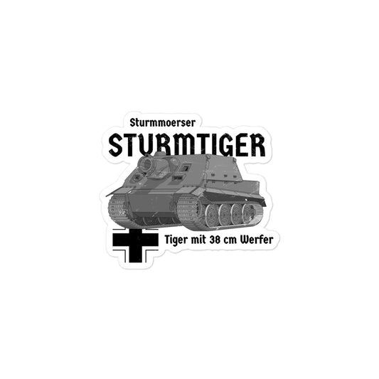 Sturmtiger Tank Bubble-free stickers