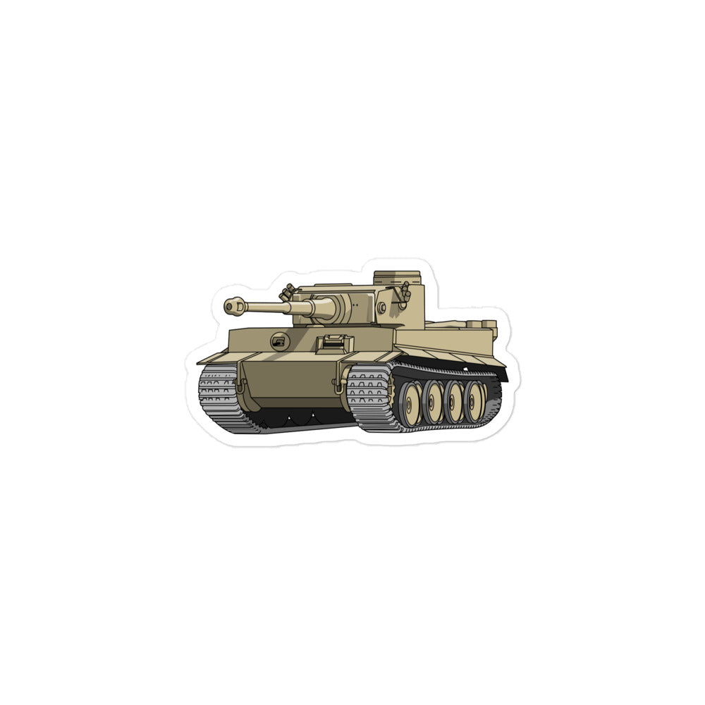 Tiger Tank Bubble-free stickers