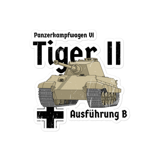 Tiger Tank II Bubble-free stickers