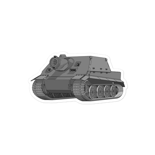 Sturmtiger Tank Bubble-free stickers