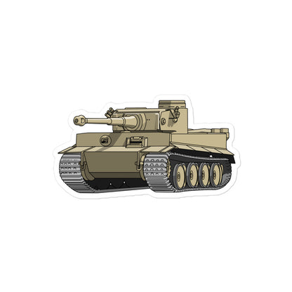 Tiger Tank Bubble-free stickers