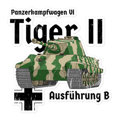 Tiger II Tank Bubble-free stickers