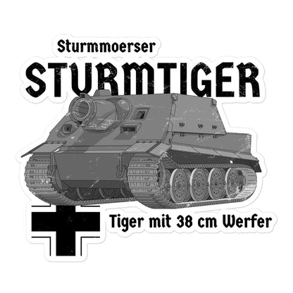 Sturmtiger Tank Bubble-free stickers
