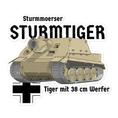 Sturmtiger Tank Bubble-free stickers