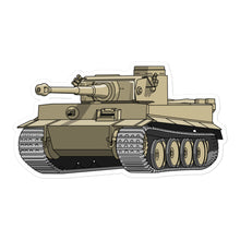 Load image into Gallery viewer, Tiger Tank Bubble-free stickers
