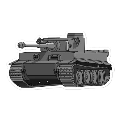 Tiger Tank Bubble-free stickers