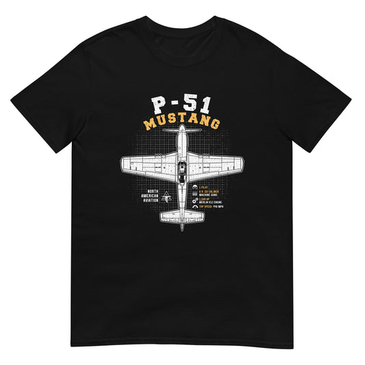 P-51 Mustang Short-Sleeve Unisex T-Shirt