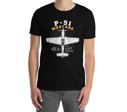 P-51 Mustang Short-Sleeve Unisex T-Shirt