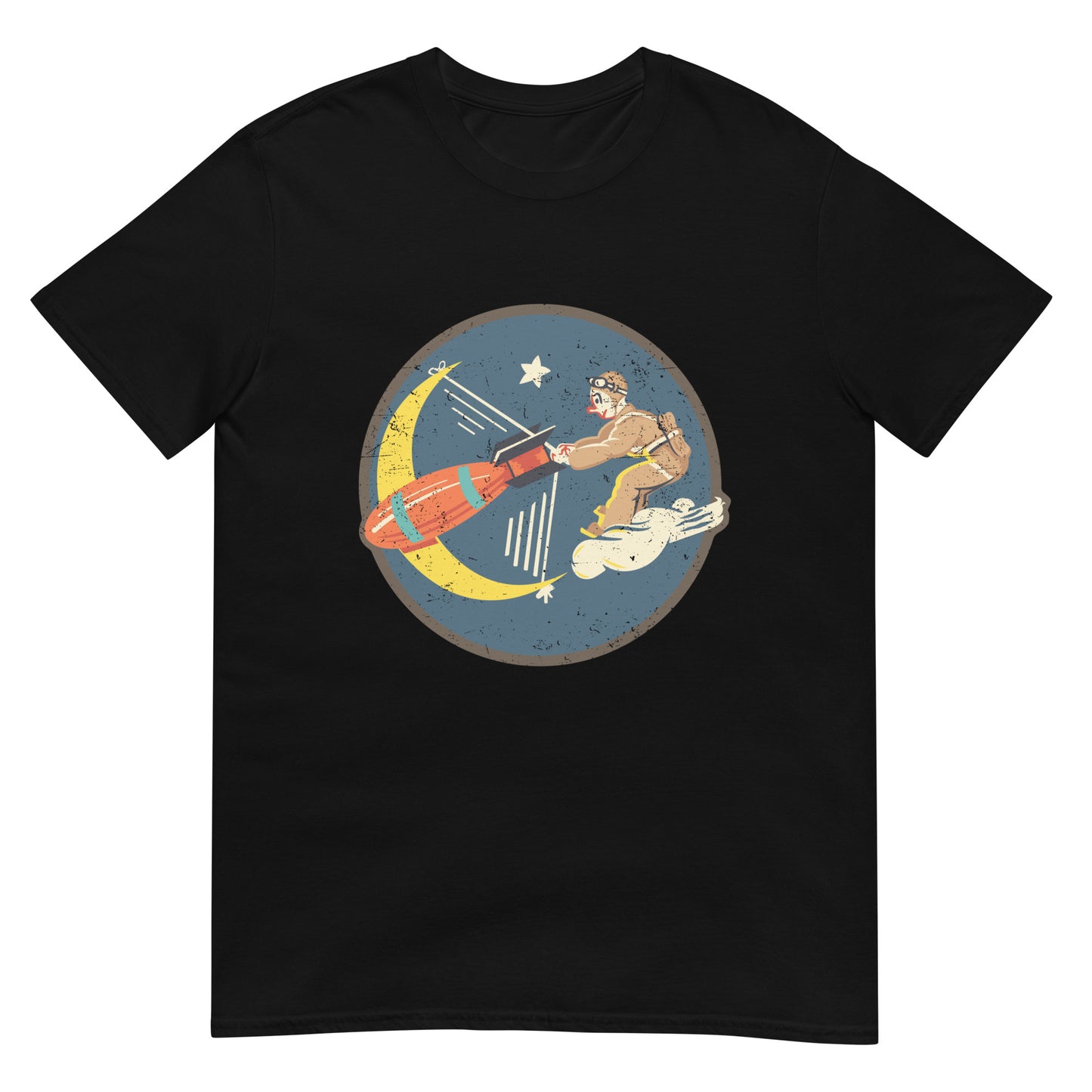 378th Bombardment Squadron Emblem Short-Sleeve Unisex T-Shirt